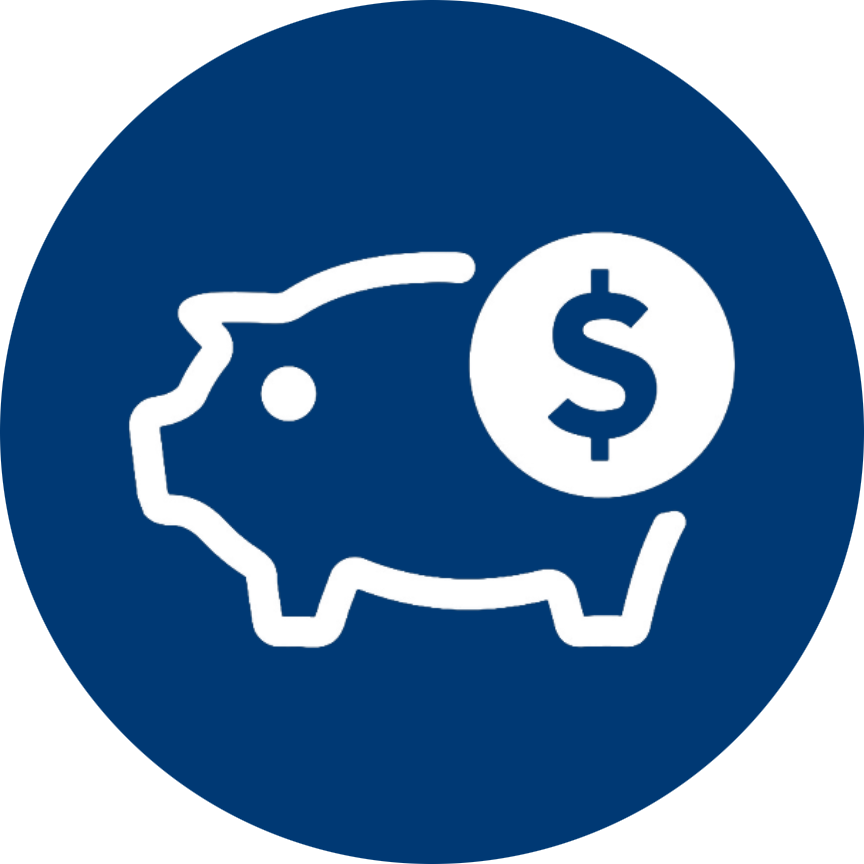 Piggy-bank icon.