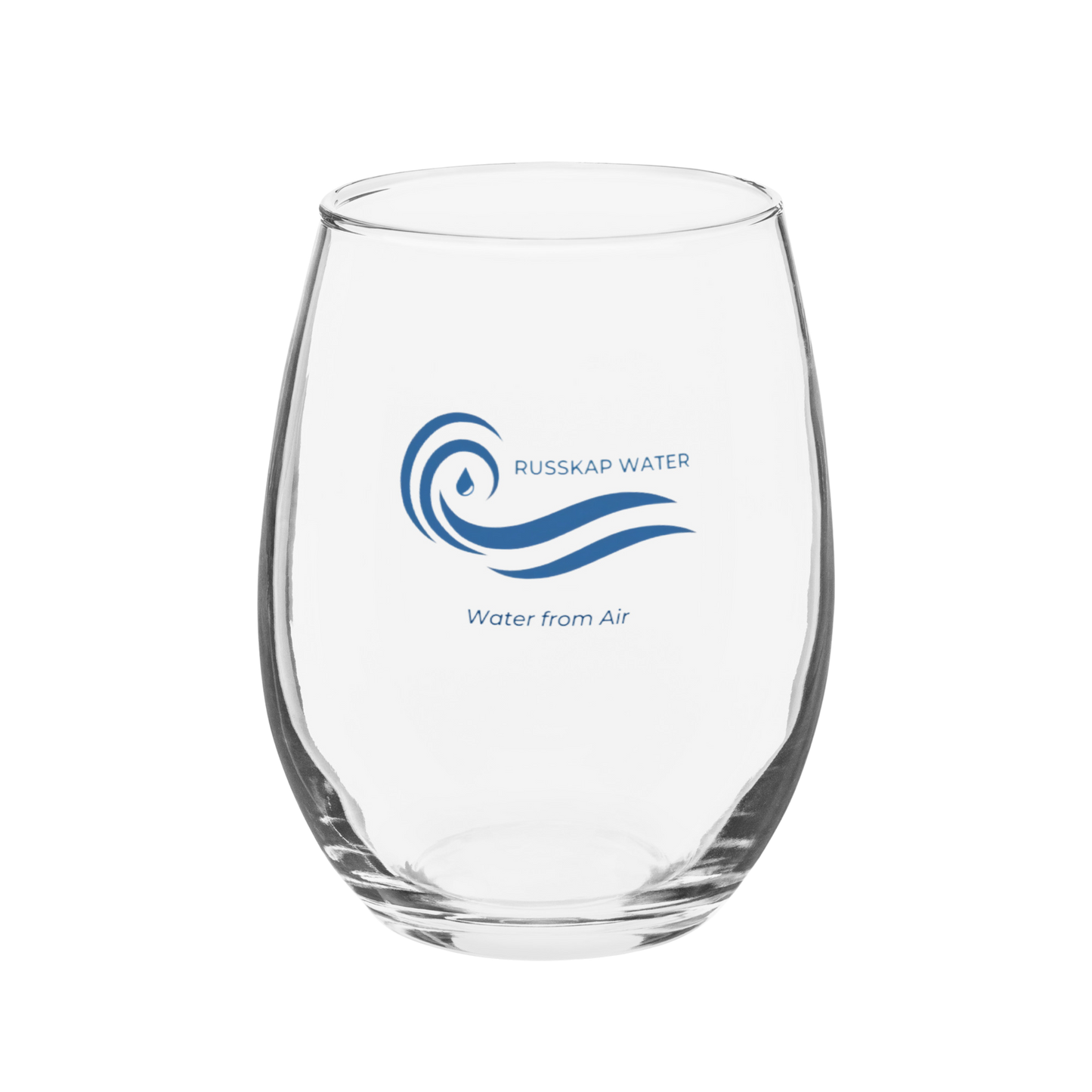 RussKap 'Water from Air' Rounded Drinking Glass